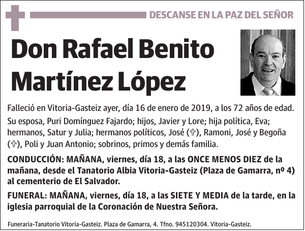 Rafael Benito Martínez López