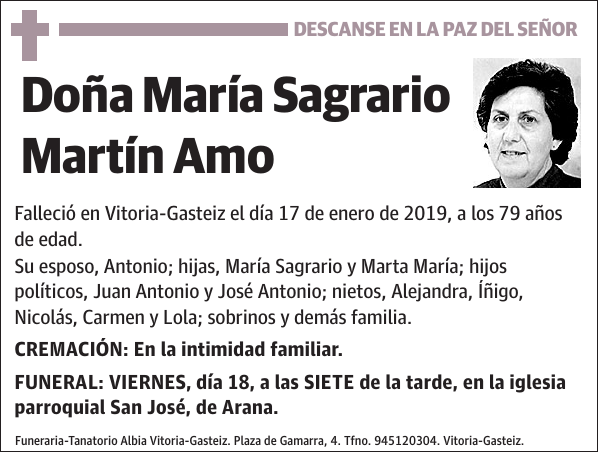 María Sagrario Martín Amo