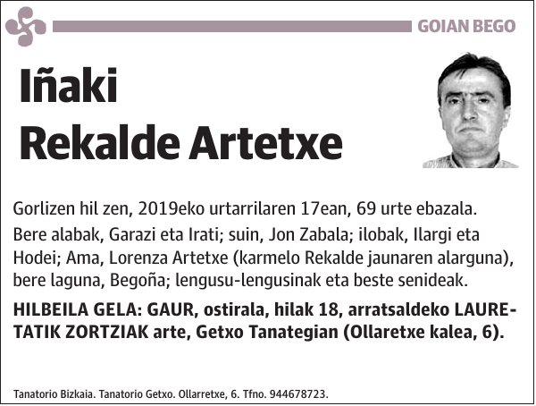 Iñaki Rekalde Artetxe