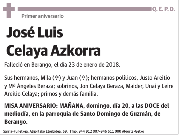 José Luis Celaya Azkorra