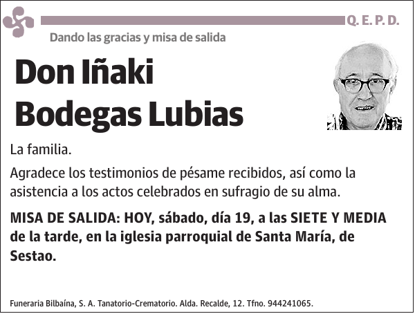 Iñaki Bodegas Lubias