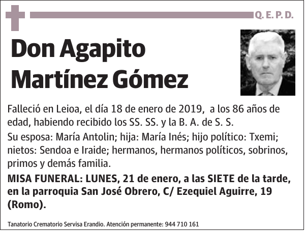 Agapito Martínez Gómez