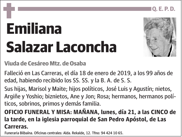 Emiliana Salazar Laconcha