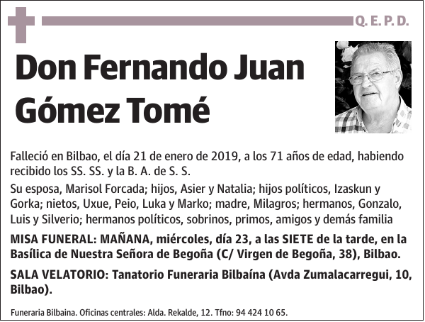 Fernando Juan Gómez Tomé