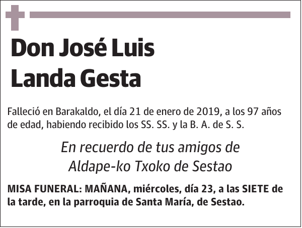 José Luis Landa Gesta