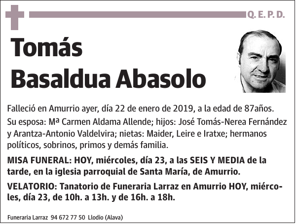 Tomás Basaldua Abasolo