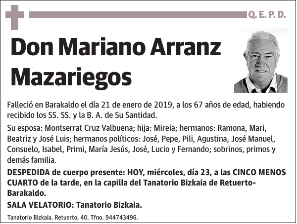 Mariano Arranz Mazariegos