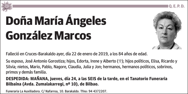 María Ángeles González Marcos