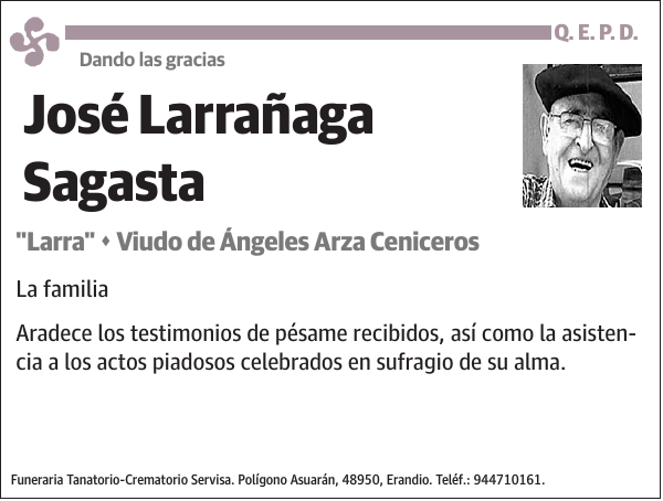 José Larrañaga Sagasta