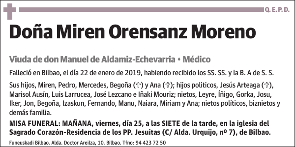 Miren Orensanz Moreno