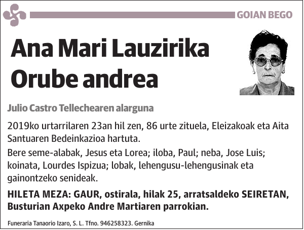 Ana Mari Lauzirika Orube