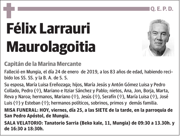 Félix Larrauri Maurolagoitia