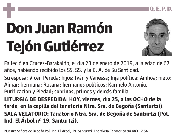 Juan Ramón Tejón Gutiérrez