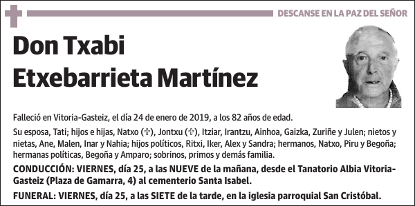 Txabi Etxebarrieta Martínez