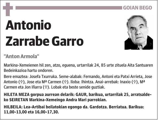 Antonio Zarrabe Garro