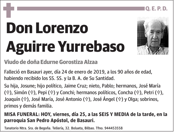 Lorenzo Aguirre Yurrebaso