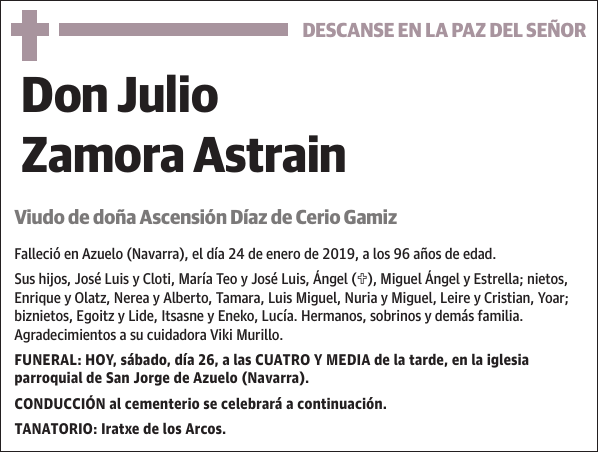 Julio Zamora Astrain