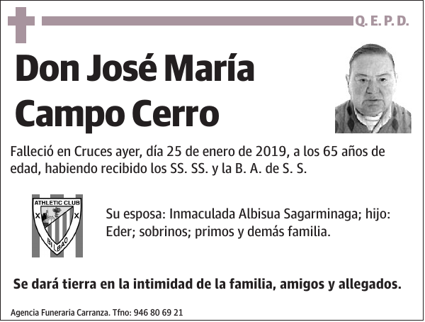 José María Campo Cerro