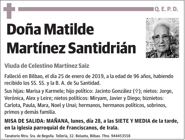 Matilde Martínez Santidrián