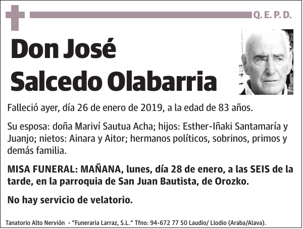 José Salcedo Olabarria