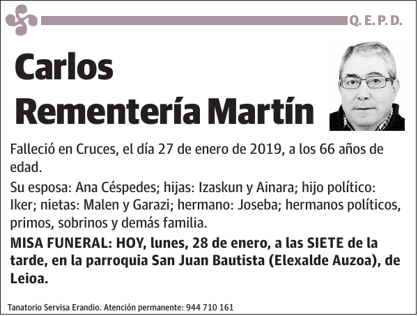 Carlos Rementería Martín