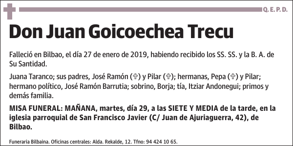 Juan Goicoechea Trecu