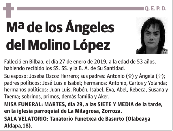 Mª de los Ángeles del Molino López