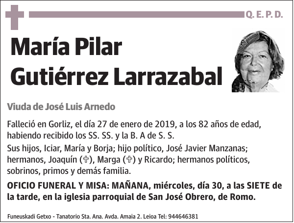 María Pilar Gutiérrez Larrazabal