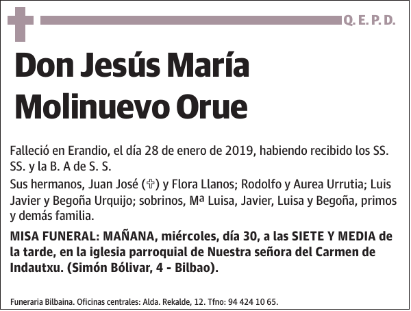 Jesús María Molinuevo Orue