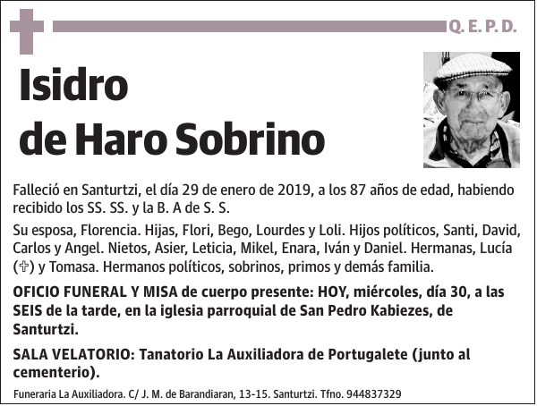 Isidro de Haro Sobrino