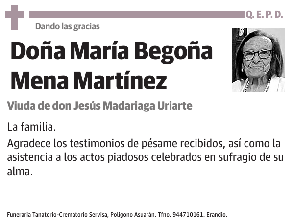 María Begoña Mena Martínez