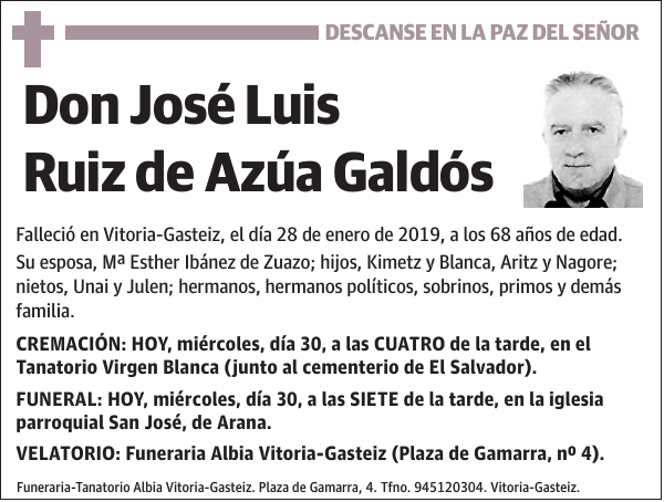 José Luis Ruiz de Azúa Galdós