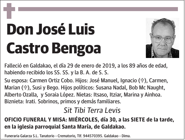 José Luis Castro Bengoa