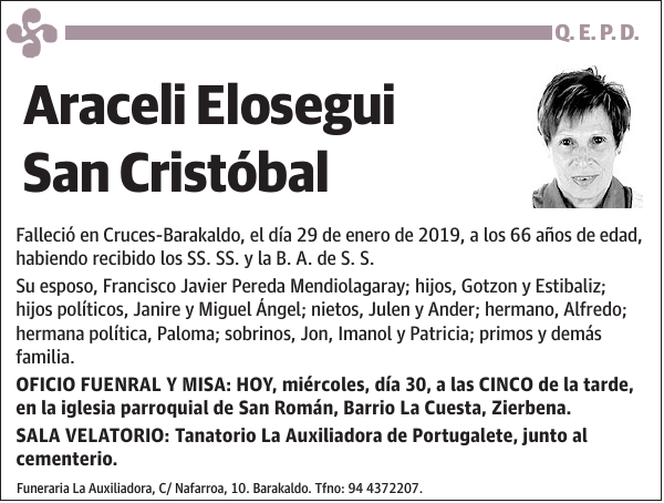 Araceli Elosegui San Cristóbal