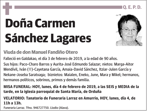 Carmen Sánchez Lagares