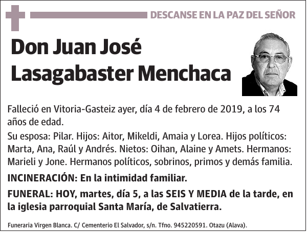 Juan José Lasagabaster Menchaca