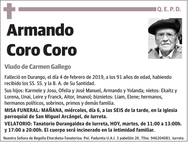 Armando Coro Coro