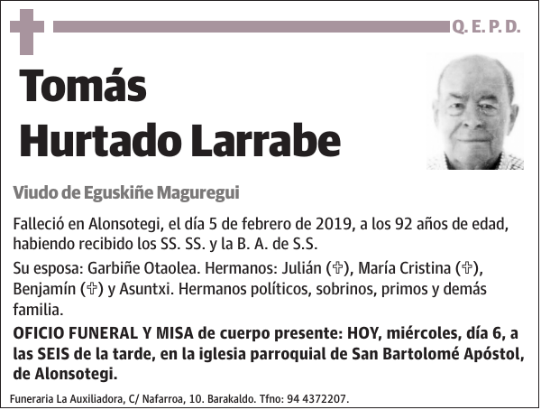 Tomás Hurtado Larrabe