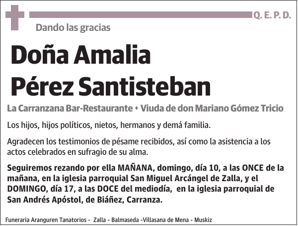 Amalia Pérez Santisteban