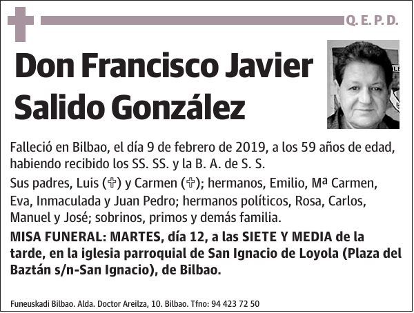 Francisco Javier Salido González