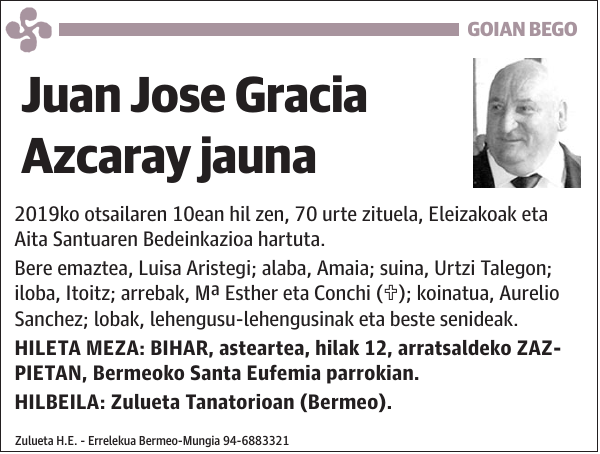 Juan Jose Gracia Azcaray