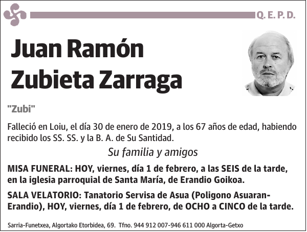 Juan Ramón Zubieta Zarraga