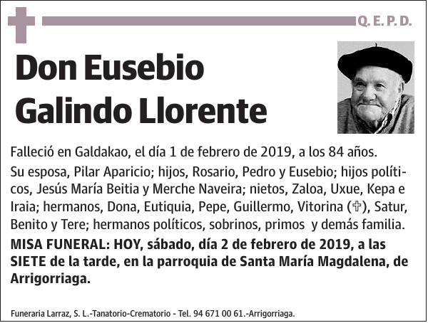 Eusebio Galindo Llorente