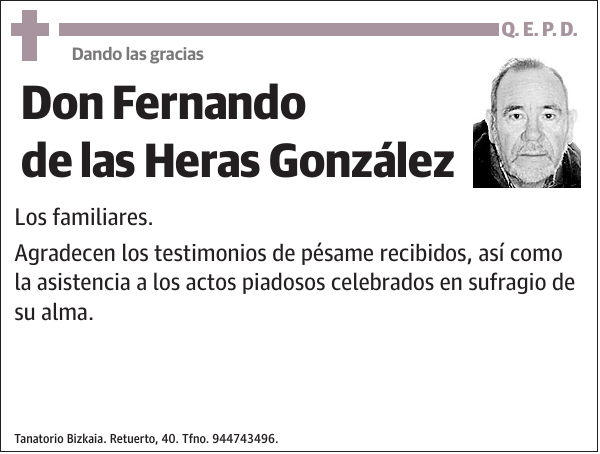 Fernando de las Heras González