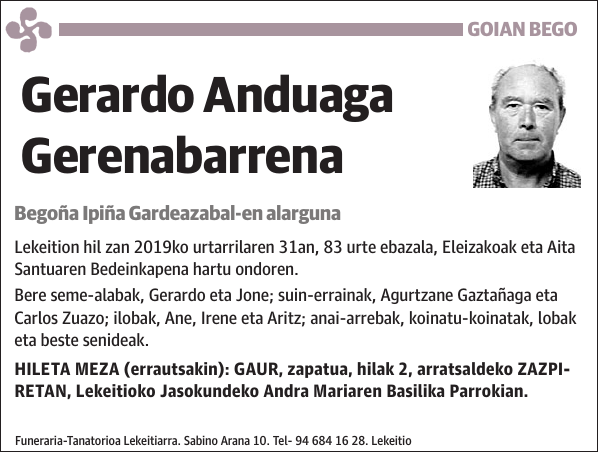 Gerardo Anduaga Gerenabarrena