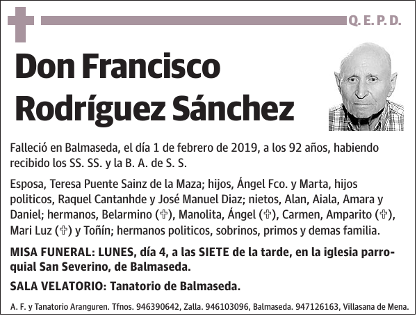 Francisco Rodríguez Sánchez