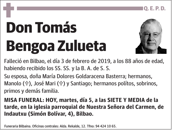 Tomás Bengoa Zulueta