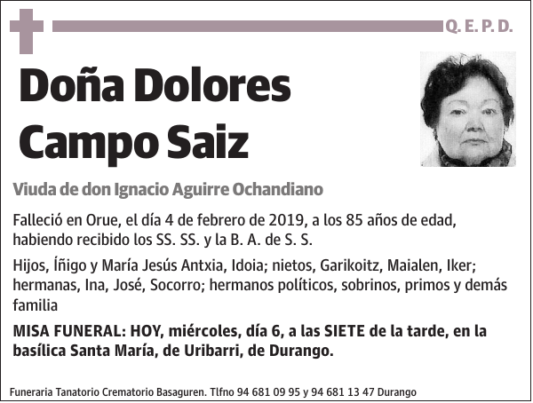 Dolores Campo Saiz