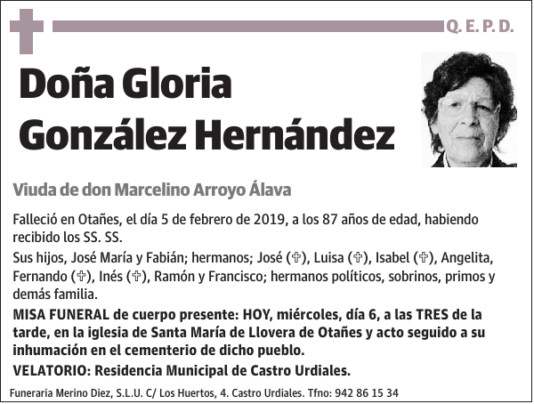 Gloria González Hernández