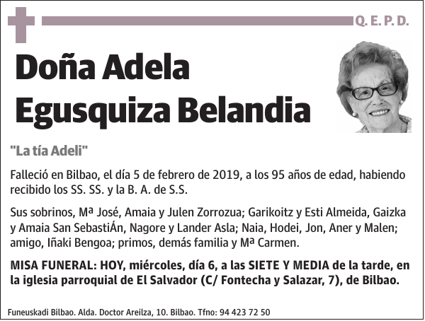 Adela Egusquiza Belandia